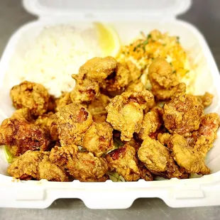 Ono fried gizzard plate $14