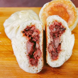 Pan fried Charsiu bao. 

Made from scratch.
