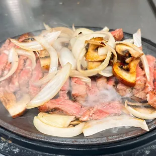 Sizzling Steak