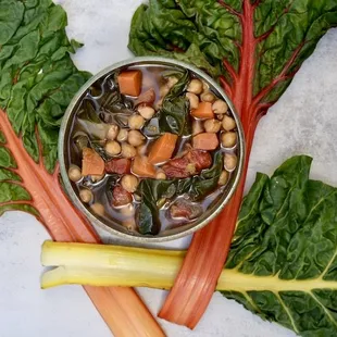 Chard &amp; Chickpea Soup