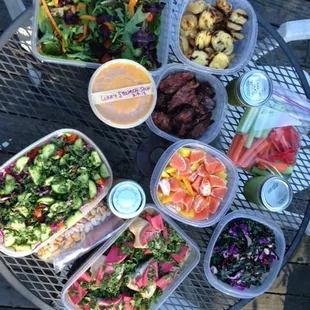 Our first delivery from Tali. Fresh, organic and super delicious! Yum!