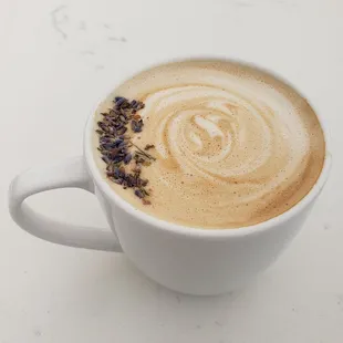 Lavender latte