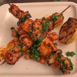 grilled Petaluma Poultry "Rosie" organic chicken