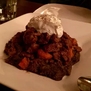 turkish style braised grass-fed beef