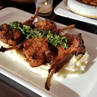 grilled grass-fed lamb chops