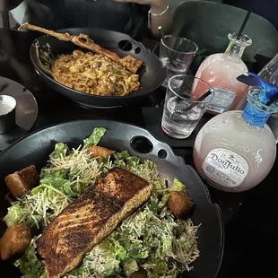 Blackened Salmon Caesar Salad