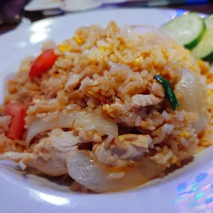 Sample Fried Rice with chicken
