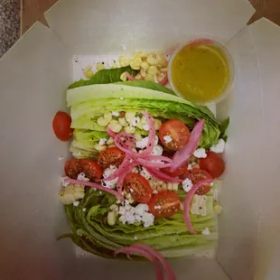 Delish boxed Greek Salad TO-GO!