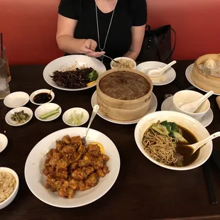 Lots and lots of leftovers.