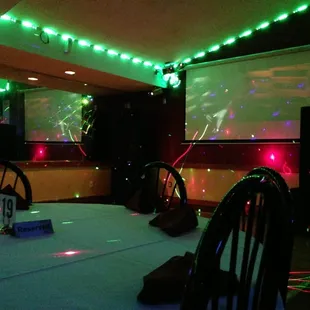 green and red lights