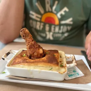 Fried Chicken Pot Pie