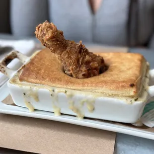 Fried Chicken Pot Pie