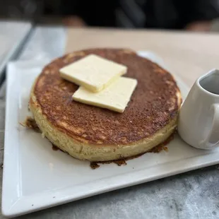Giant buttermilk pancake