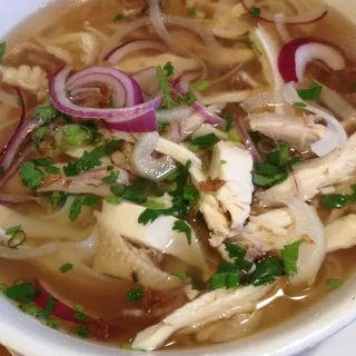 76. Shredded Chicken Rice Noodle Soup