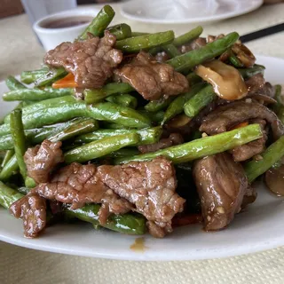37. String Beans with Beef
