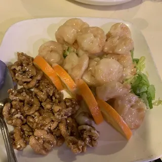 52. Honey-Glazed Walnut Prawns