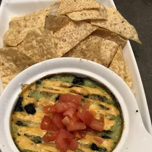Spinach and artichoke dip.