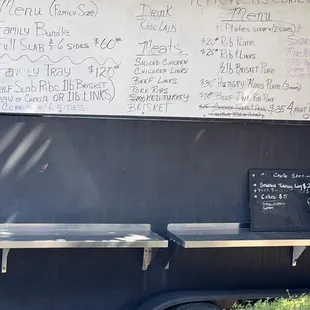 the menu