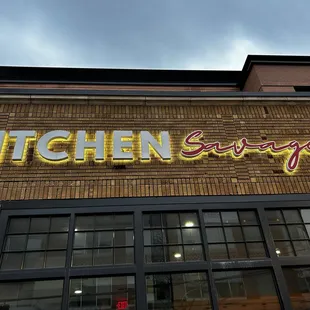 the front of a restaurant