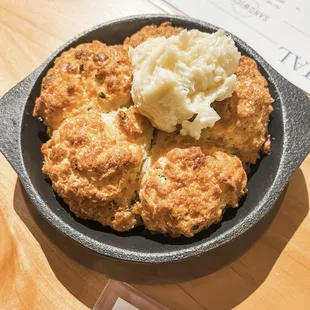 Cheddar &amp; scallion biscuits- AMAZING!!