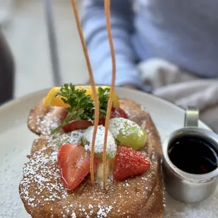 Mascarpone Stuffed Deep Fried French Toast
