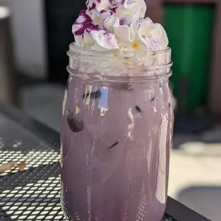 Ube Latte ($7)