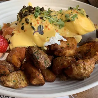 Salmon Yuzu Benedict