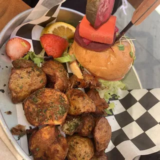 Cheesesteak Burger