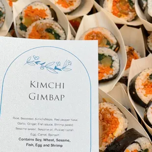 Kimchi Gimbap