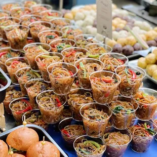 Japchae setup