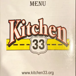 Menu cover