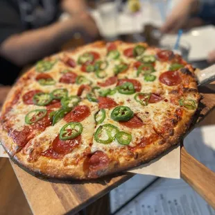 Hot honey pizza