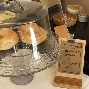 Bagels, pastries....