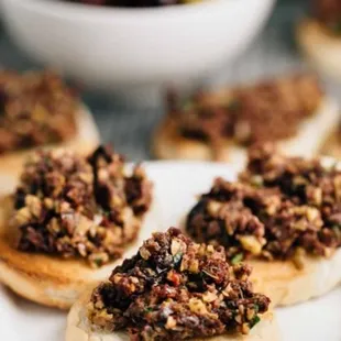 Home made olive tampenade