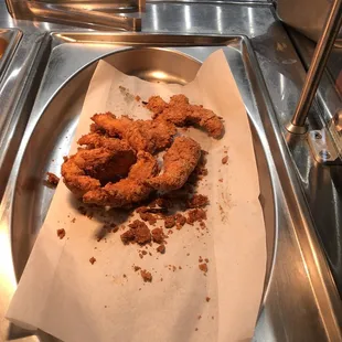 Only items left after lunch rush