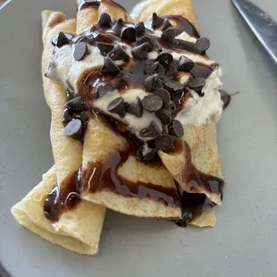 Cannoli crepes