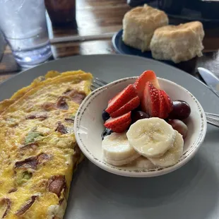 Bacon Avocado Omelette