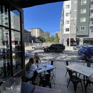 Bar and outdoor seating