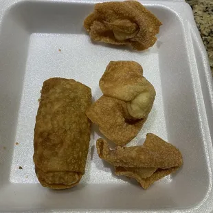 Egg Roll Rangoon Wonton