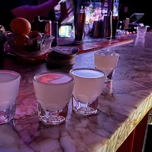 Giant kamikaze "shots"