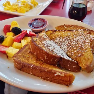 Coconut French Toast with Fruit