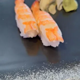 Shrimp nigiri sushi