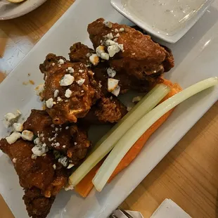 Order a side of buffalo chicken wings, also yum!