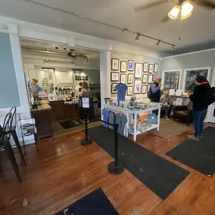 the inside of a store