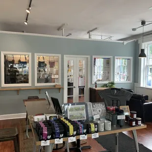 a display of wine bottles