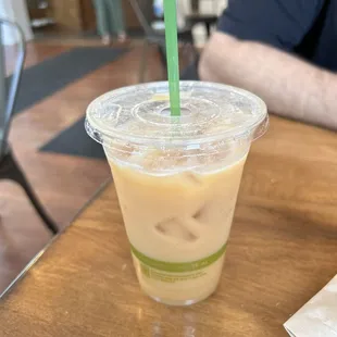 Iced cider w/ caramel and honey