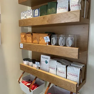 a display of various types of cakes