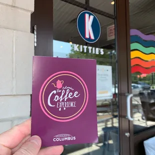 The first stamp on this year's Columbus Coffee Experience goes to Kittie's in Bexley. Best cinnamon rolls in the city!!!