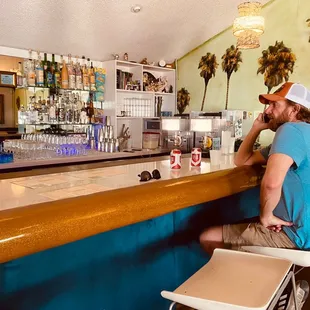 Inside bar at Kitty Cohens