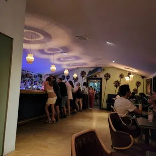 Inside sitting for AC hanging with friends